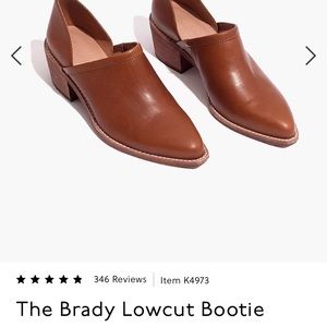 Madewell Brady low cute bootie 8.5